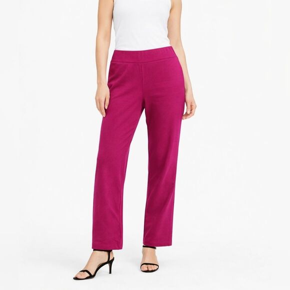 New York & Company Pants - New York & Company Ponte Pull On Bootcut Pants Pink Large